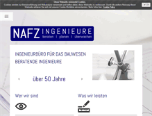 Tablet Screenshot of nafz-ingenieure.de